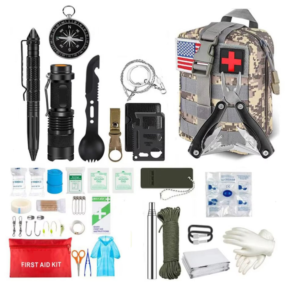 Outdoor Adventure Gear - Kit di pronto soccorso di sopravvivenza