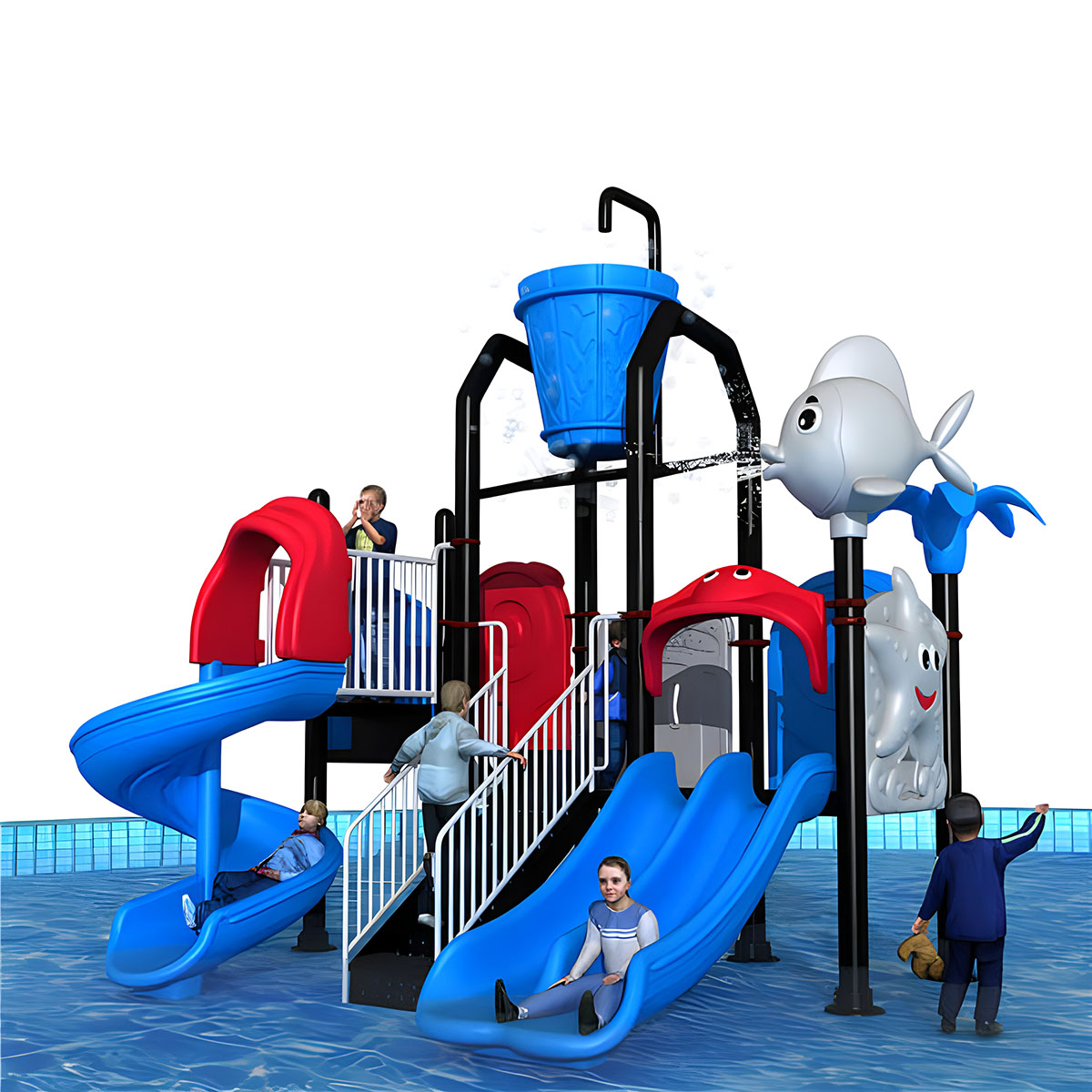 Outdoor Adventure Resorts - Avventura acquatica commerciale Scivolo d'acqua per