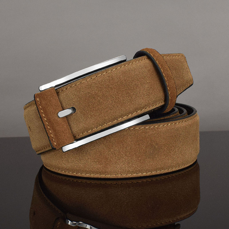 Outdoor Adventure Brand - Cinture in pelle con fibbia ad