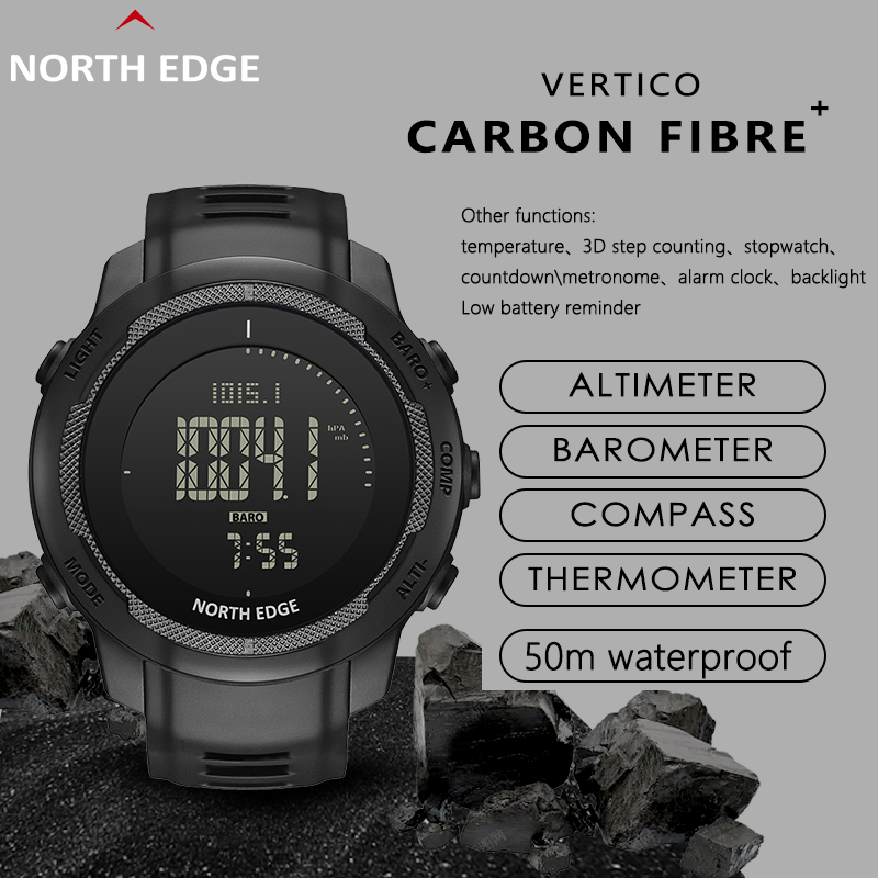 Outdoor Adventure Brand - Orologio Sportivo da Esterno NORTH EDGE