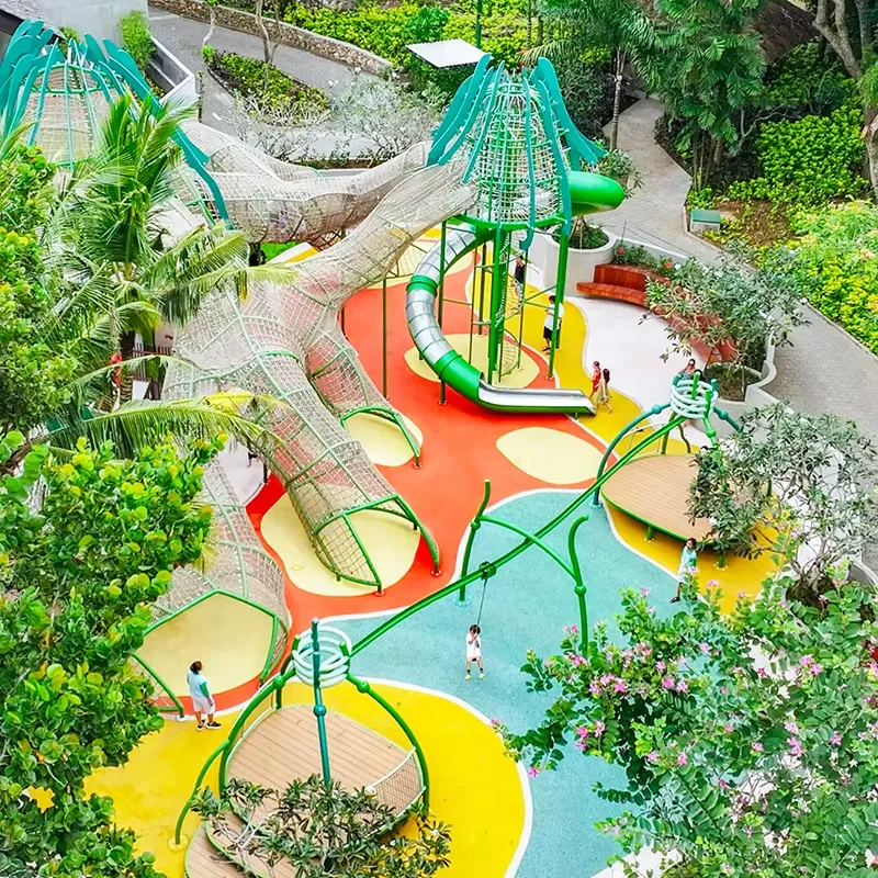 Outdoor Adventure Resorts - Struttura per Arrampicata su Rete in