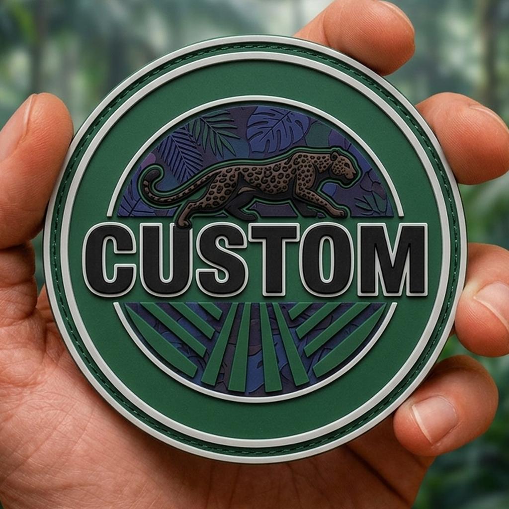 Badge in gomma personalizzato  - Outdoor Adventure Logo recensione e prezzo