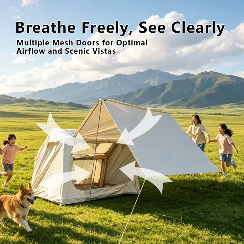 Ampia Tenda Gonfiabile Multi-S - Outdoor Adventure Logo recensione e prezzo