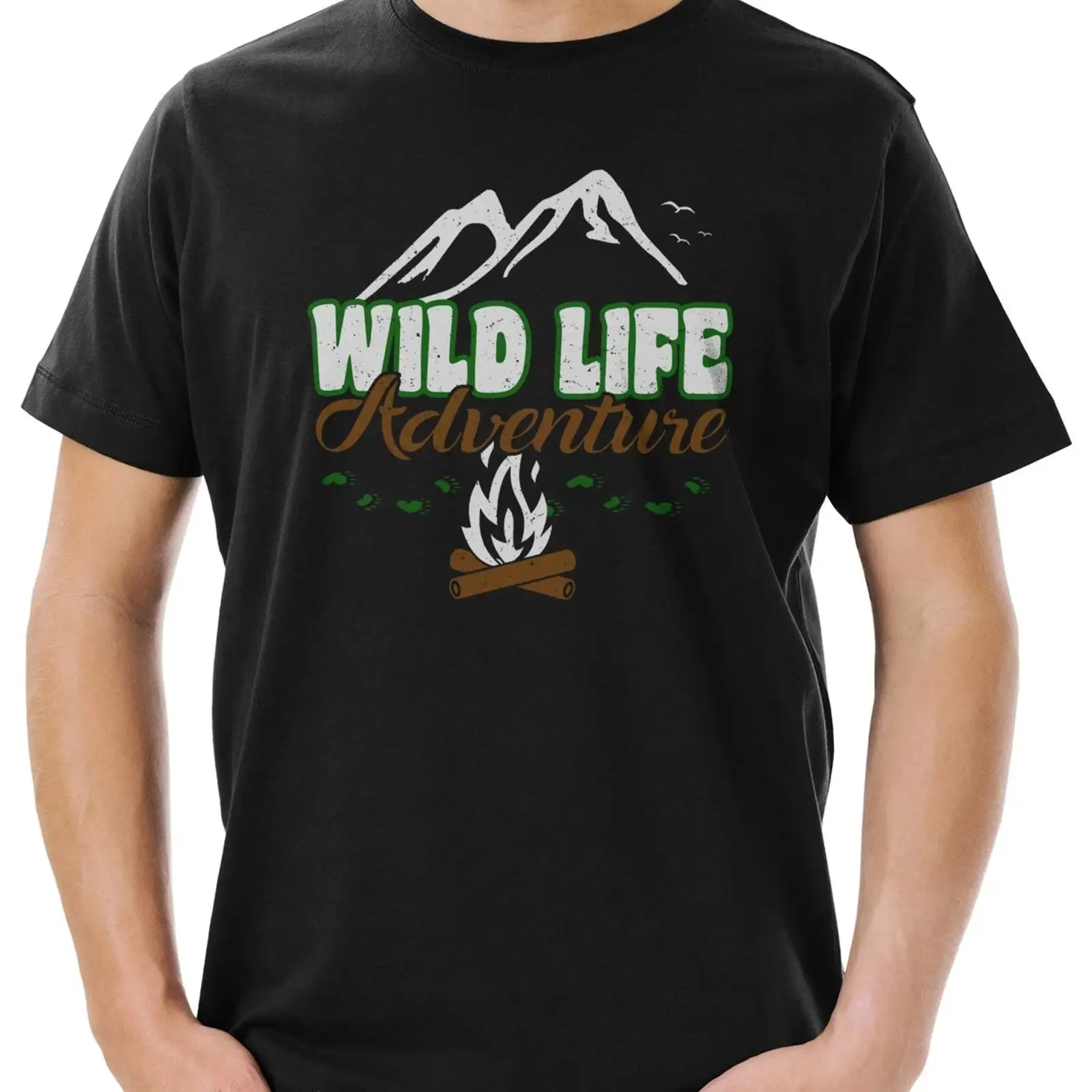 Wild Life Adventure Logo T-shi - Outdoor Adventure Logo recensione e prezzo